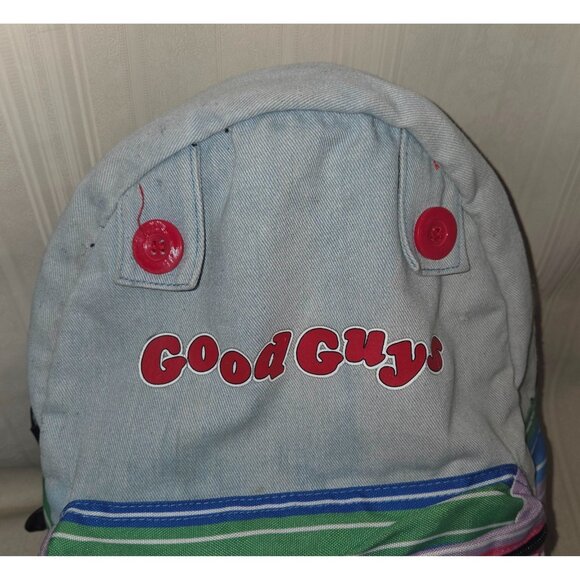 New Good Guys Backpack Chucky Reversible Horror Movie FLIP PAK - Picture 6 of 9